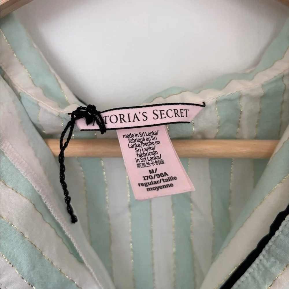 Victoria's Secret Mint and White Striped pajama set - Picture 2 of 5